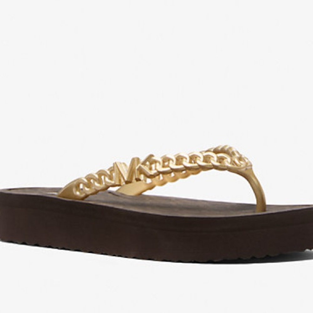 Michael Kors Zaza Slip-On Platform Flip Flop Sandals - Picture 2 of 9